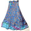 Magic Incredibile-art Vintage Silk Sari Magic Wrap Gonna Reversibile Hippie Sarong