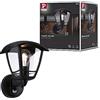 Paulmann 94647 Lampada per esterni lampada da parete Classic Curved con rilevatore di movimento IP44 angolare max. 12 W nero E27