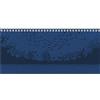 Alpha Edition - Calendario da tavolo Nature Line Ocean 2026 - Calendario da tavolo orizzontale 29,7 × 13,5 cm con panoramica settimanale e area note, agenda da ufficio ecologica con copertina rigida