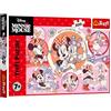 Trefl - Disney Minnie, Minnie Mouse Habits - Puzzle da 200 pezzi - Puzzle colorato con personaggi delle fiabe, per bambini dai 7 anni in su