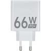 ULEFONE CARICABATTERIE ORIGINALE USB-C HJ-PD66W-EU 66W WHITE BULK PER SMARTPHONE TABLET
