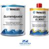 VENEZIANI GUMMIPAINT 0,5 LT SMALTO ELASTICO PER GOMMONI + DILUENTE 6380 0,5 LT