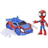 Hasbro Marvel, Spidey e i Suoi Fantastici Amici, Set Spidey Web Crawler, Action Figure di Spidey con Veicolo e Accessorio, Giocattoli per età prescolare