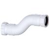 PlumbEZ Connettore flessibile per tubo di scarico, compressione da 40 mm, perfetto per scarico della doccia o installazione di tubi di scarico