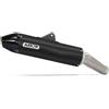 Arrow Terminale di Scarico Arrow Thunder alluminio Dark con fondel