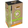 BIC Penna a sfera a scatto con cappuccio ECOlutions - punta 1,0mm - nero - Bic - conf. 60 pezzi (unità vendita 1 pz.)