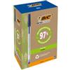 BIC Penna a sfera a scatto con cappuccio ECOlutions - punta 1,0mm - blu - Bic - conf. 60 pezzi (unità vendita 1 pz.)