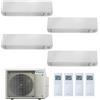 DAIKIN CONDIZIONATORE DAIKIN PERFERA ALL SEASONS QUADRI SPLIT 7000+7000+7000+15000 BTU INVERTER 4MXM80 A++ WIFI