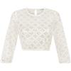 Stockerpoint Dirndlbluse Holly Camicia da Donna, Crema, 50