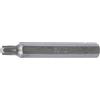 BGS 4572 | Inserto | lunghezza 75 mm | attacco esagono esterno 10 mm (3/8) | profilo a T (per Torx) T40
