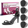 Bukihome Cuscinetti Metatarsali - 8 Pezzi Cuscinetti per Scarpe，Specialista in tacchi alti e sandali, allevia il dolore causato dall'attrito sui piedi,Black