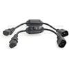 SZRMCC Cavo di Alimentazione IEC 320 C14 Maschio a C13 Femmina con Interruttore on/off Prolunga PDU UPS 10A 250V (30cm,2pcs)