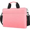 jooeer Borsa Laptop Custodia per 15,6 Pollici Computer PC, 16 Pollici Macbook Pro/Max, Impermeabile Protettiva in Poliestere Portatile Borsa Tracolla per Laptop con Maniglia, Rosa