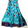 Magic Incredibile-art Vintage Silk Sari Magic Wrap Gonna Reversibile Hippie Sarong
