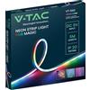 V-TAC Strip LED Neon Magic RGB 5m USB 5V multicolore con Telecomando - SKU 24050