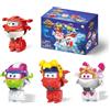 Super Wings 2 inch giocattoli trasformabili confezione da 4, Jett, Curie, Runi e Sara, giocattoli trasformabili aerei mini figure per bambini e bambine di 3, 4, 5, 6, 7 e 8 anni