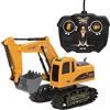 ColorBaby Speed & Go, Escavatore radiocomandato 1:24, RC, Luce, Giro a 360°, Caricatore incluso, Telecomando radiocomandato 5 funzioni, Veicolo edile, Giocattoli telecomandati, Giocattolo bambino +4