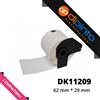 compatibile con BROTHER Etichette Compatibili per BROTHER P-Touch (DK-11209) (62x29) (800pz)