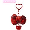 Sanrio NUOVO! Portachiavi ufficiale Sanrio Hello Kitty Wobbly Ribbon - "I Love Hello...