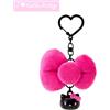 Sanrio NUOVO! Portachiavi ufficiale Sanrio Hello Kitty Wobbly Ribbon - "I Love Hello...