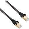 StarTech Cavo Ethernet CAT6a da 2m - Cavo di Rete LAN RJ45 10 Gigabit Schermato 100W Poe - Cavo Dati Patch STP 10GbE - Testato Individualmente - Certificato UL/Tia - Nero (6ASPAT2MBK)