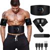 sielife Elettrostimolatore per Addominali, Cinture massaggianti ed elettrostimolatori Muscolare EMS Stimolatore ABS Trainer/Toner per Addome/Braccio/Vita/Gambe Home Gym non c'è bisogno di gel o pastiglie