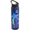 Hy-Pro Borraccia UV in alluminio con licenza ufficiale Real Madrid CF, 750 ml, cannuccia pieghevole integrata, finitura neocromatica, a prova di perdite, leggera, senza BPA