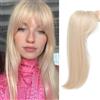 RUNRAYAY Topper per capelli RUNRAYAY, topper per capelli 3D 360 ° per donne con capelli diradanti, pezzi lunghi da 18 pollici per donne clip in fascia media, bionda 022d#