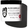 Slick Gorilla Scrub per Cuoio Capelluto con Sale Marino Detergente Esfoliante per Capelli Grassi e Accumuli Scrub Profondo e Trattamento Detox per Radici Fresche e Capelli dall'Aspetto Sano