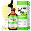 Abodiuss Olio da caffè contro le rughe, 100% puro e naturale, olio da caffè Arabica verde per il viso e il corpo dei capelli, olio da caffè per viso, anti-muffiness & Firm Skin, olio da caffè per la cura della