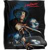 LOGOVISION Nightmare On Elm Street Freddy Poster Coperta super morbida al tatto setoso - 152 x 127 cm