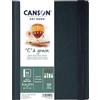Canson Professional Book, Carta bianca da disegno, grana fine, 224gsm, Quaderno cucito, copertina rigida, 21,6 x 27,9 cm, Bianco naturale, 32 fogli