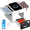 Gaeymy Mescolatore di Carte Elettronico, Macchina Mescolatrice di Carte Automatico, Mescolatore Cartes da Gioco, Macchina Mescolatrice Uno Skyjo, Mescolatori con Batteria da 2000 mAh e Porta USB