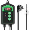 RIOGOO Regolatore termostato Digitale per Tappetino Termico per la germinazione dei Semi, i rettili e la fermentazione 68-108 ° F