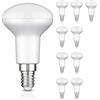 ledscom.de 10x E14 LED, R50, bianco caldo (2700 K), 5,2 W, 485lm, 112°, opaco