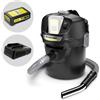 Karcher AD 2 Battery - Aspiracenere a bidone - Vano raccolta in metallo 14 lt - 18V/2,5Ah