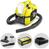 Karcher WD 1 - Aspirapolvere multiuso a batteria 18V 2.5Ah - Solidi liquidi e soffiatore