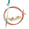 Zenitech - Kit Di Installazione A Terra - Barretta + Picchetto + Treccia - Componenti Pronti All'Uso - Prestazioni Sostenibili E Protezione Elettrica - Residenziale E Professionale - Verde - 10m