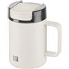 ZWILLING Thermo Plus Tazza termica con manico, 380 ml, acciaio inox, crema