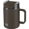 ZWILLING Thermo Plus Tazza termica con manico, 380 ml, acciaio inox, cioccolato