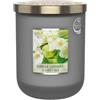 Heart and Home HEART & HOME - Candela profumata a base di cera naturale di soia per la casa, grande barattolo Freesia Jasmin, durata 75 ore, regalo, decorazione e profumo per la casa, vaso di vetro