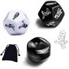 AJOHBM Dadi Poliedrici con giochi per coppia + letto di tavolo da carte e in regalo da camera 2PCS