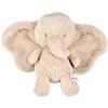 Nattou Elefante in Peluche a Pelo Lungo, Compagno dalla Nascita, Circa 29 cm, Poliestere, FanFan, Sabbia