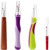 ZMDMAH 4 pezzi separatori per cuciture con cappuccio protettivo, separatore per cuciture Seam Ripper, accessori per cucito per macchina da cucire per rimuovere cuciture ruvide, per cucire tessuti,