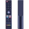 GOUYESHO Telecomando di ricambio con funzione vocale per TEKLIO Smart LED TV TK32HSA11 TK40HSA11 TKO43QA11 TKO24GTV TKO32GTV (funzione vocale)