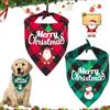 Seasboes 2 Bandane per Cani di Natale, Costume di Natale per Animali, Bandana per Animali Domestici, Plaid Pet Sciarpa Triangolo Bavaglini Cane Animali Costumi Domestici per Taglia Piccola Media Cani Gatti