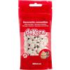 dekora - Occhi Commestibili in Zucchero per Dolci 56 gr - Decorazioni Halloween per Cupcake, Biscotti e Torte - Occhietti Zucchero Senza Glutine, Ideali per Halloween e Pasticceria