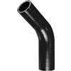 QUARKZMAN Tubo Refrigerante In Silicone Nero 1 Pz Per Auto | Diametro Interno 32-35mm, Lunghezza 102mm, Grado 45°, Spessore 5mm, Temperatura Max 300°C, Pressione 1Mpa