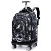 BOZONLI Zaini con Rotelle Zaino con 4 Ruote Girevol Zaini Trolley Viaggio per Ragazzi Ragazze, Marmo