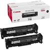 CANON Toner Canon 718 Nero 2 pezzi